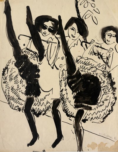 GUGG Dancers by Ernst Ludwig Kirchner